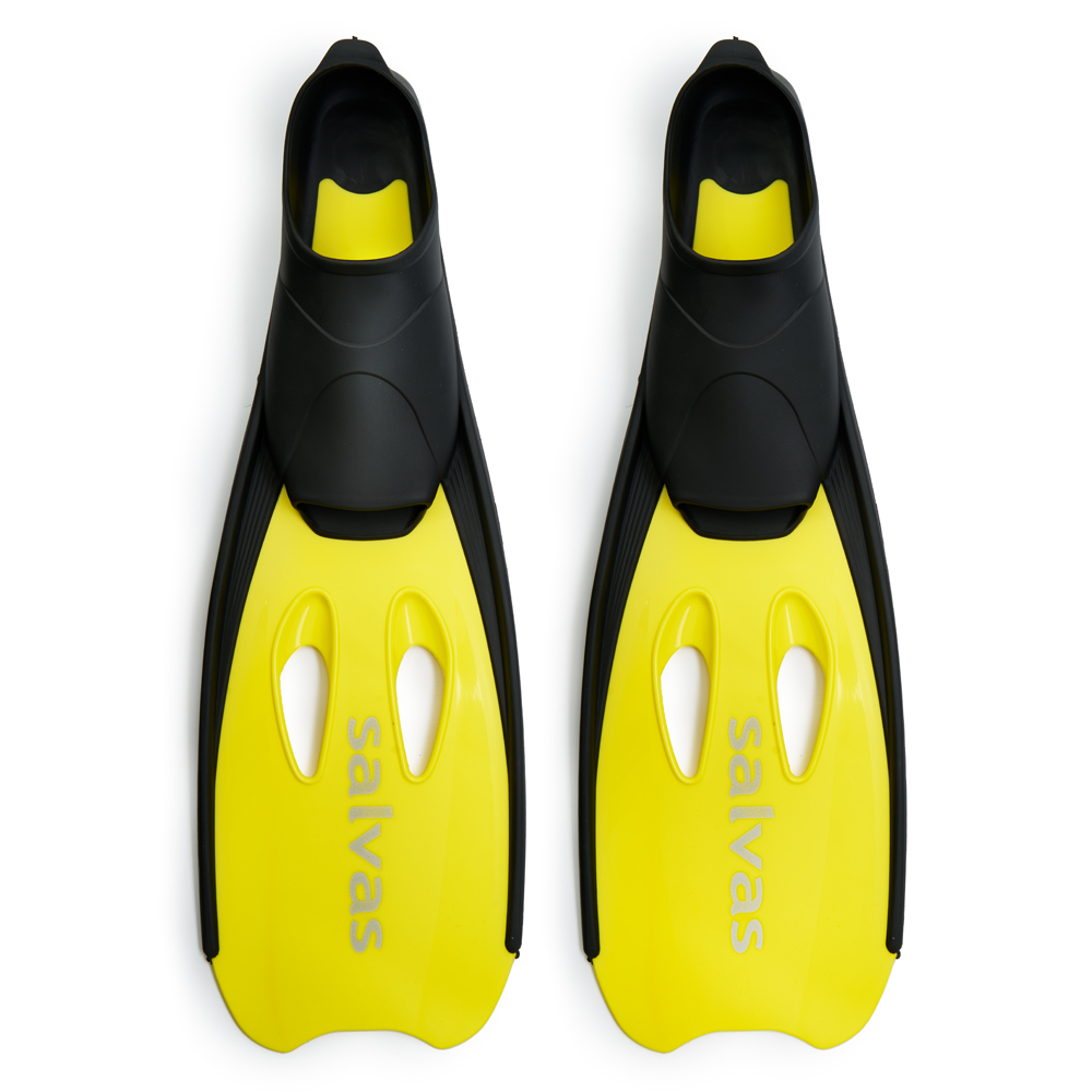 Ласты для плав. Salvas Cancun Fin, BA12540GTSTS,TPR и Technoflex, р.40-41, жёлтый