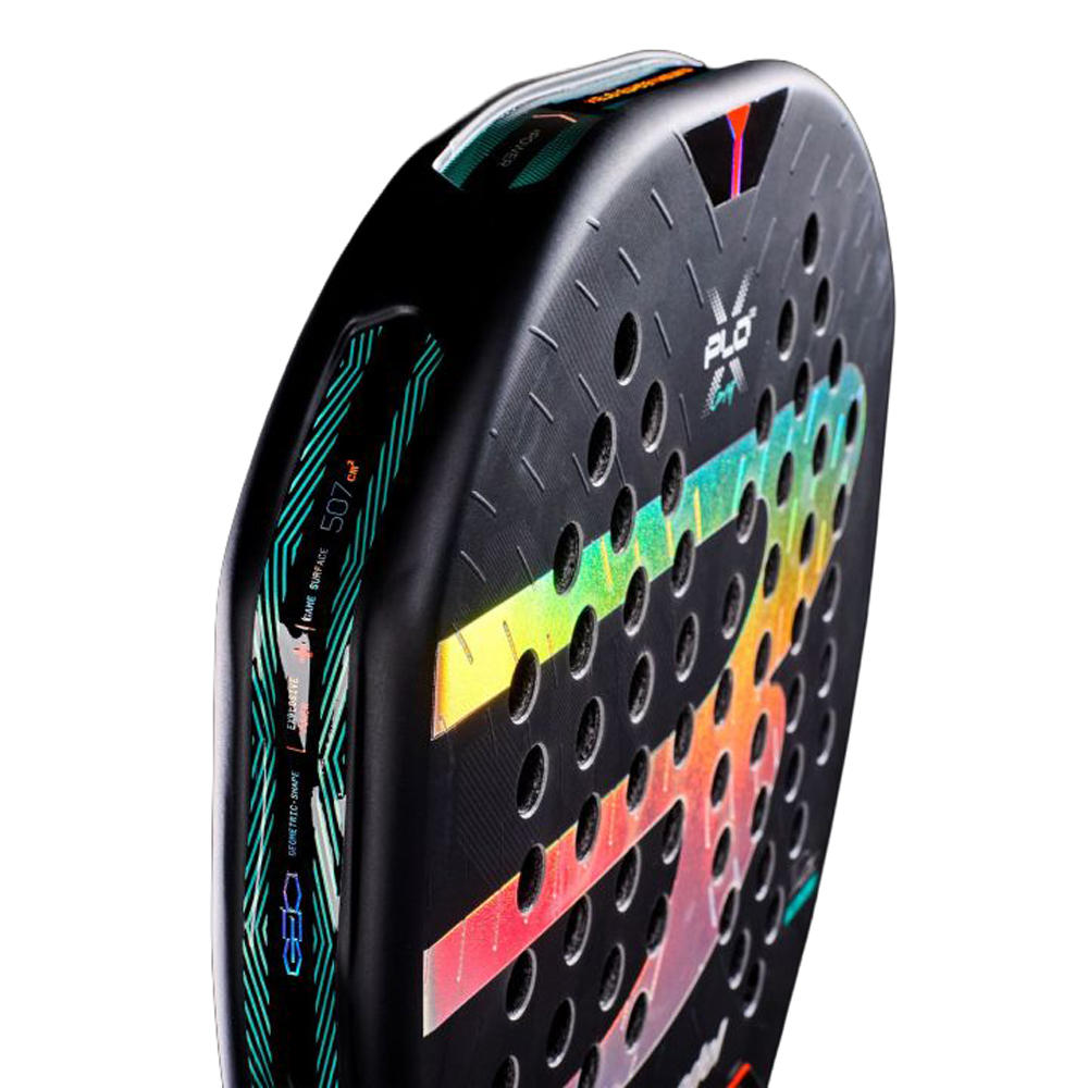 Ракетка для падела BULLPADEL Xplo Comfortl 27, 497245,для продв.игр., стекловолокно, карбон, черн.