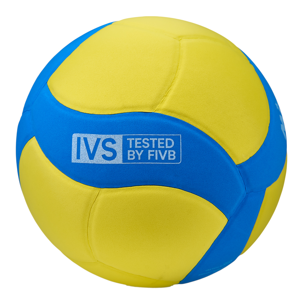 Мяч вол. MIKASA VS170W-Y-BL, р.5, вес 160-180 г, FIVB/IVS,синт.пена ТПЕ, клеен,18 пан,бут.кам,жел