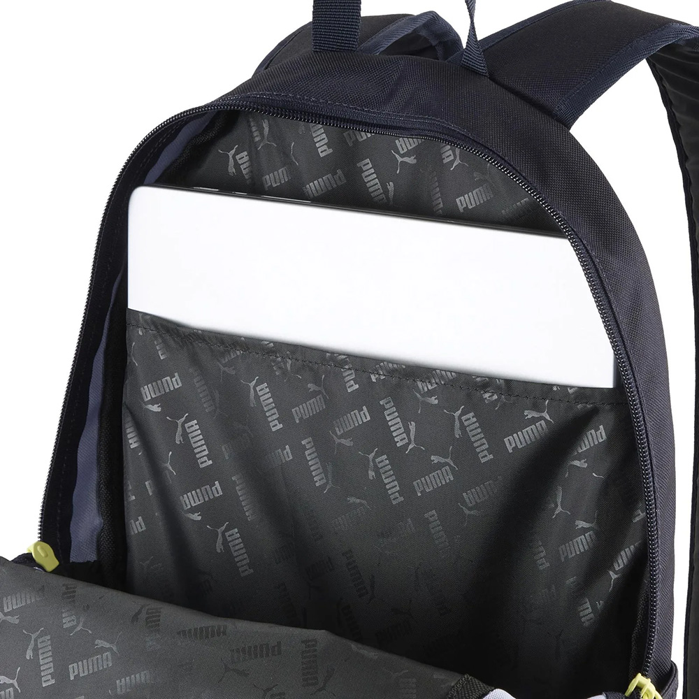 Рюкзак спорт. PUMA Plus Backpack, 09118008, полиэстер, черный