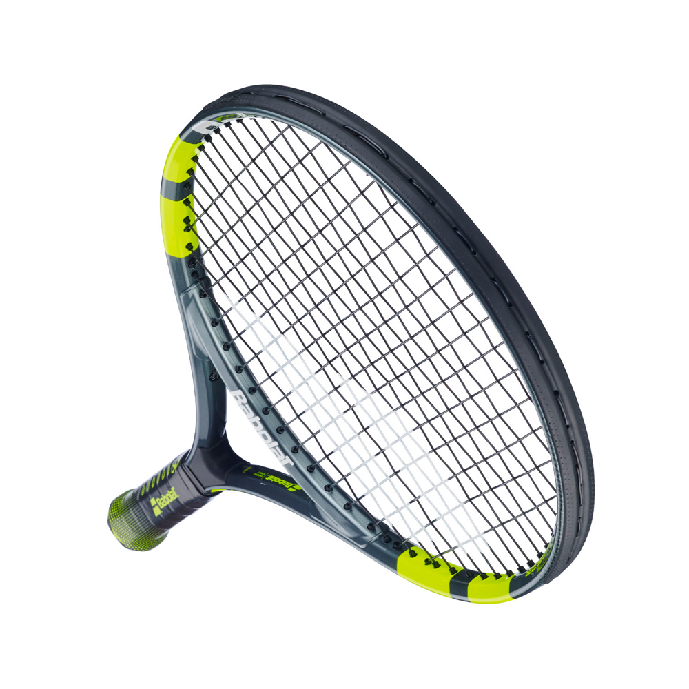 Ракетка б/т дет. BABOLAT Carlitos Jr 25 Gr00, 140524, для 8-10 лет, алюм, со струн, серо-салатовый