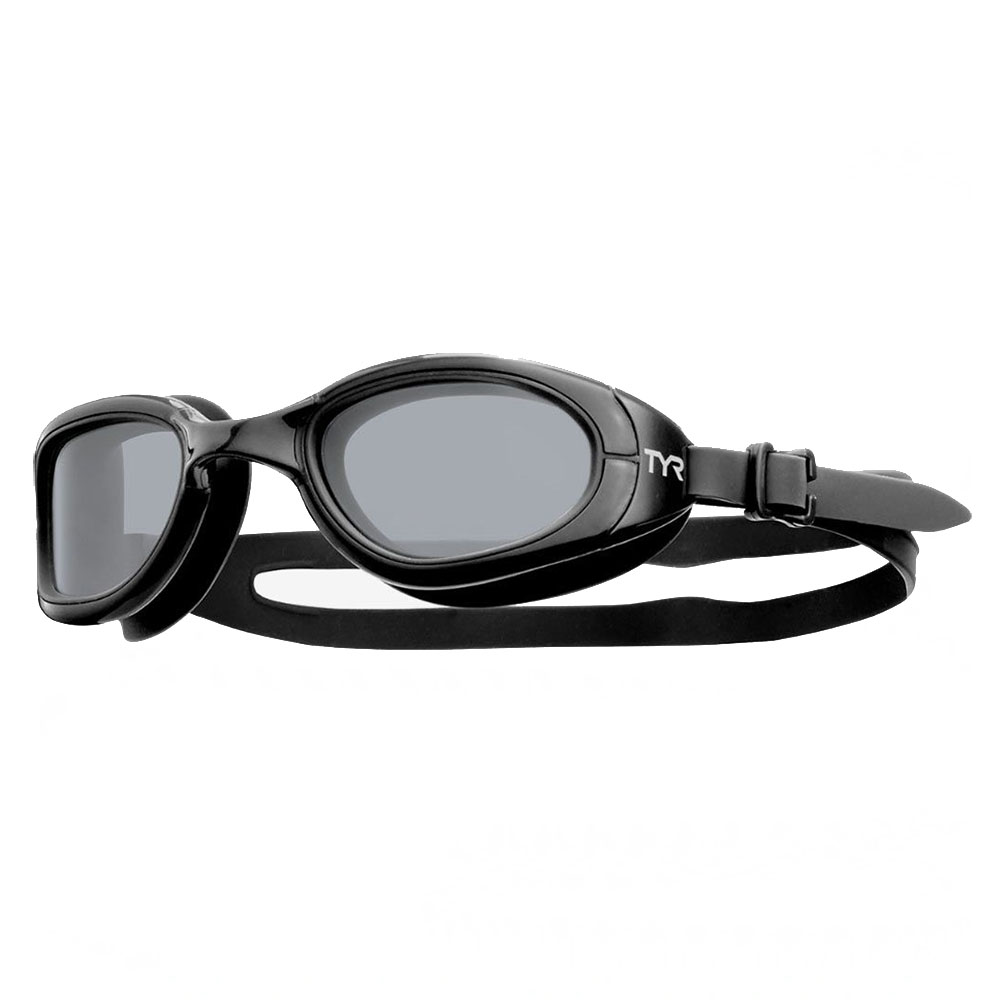 Очки для плав. TYR Special Ops 2.0 Non-Mirrored, LGSPLNM-041, ДЫМЧАТЫЕ линзы, черная опр.