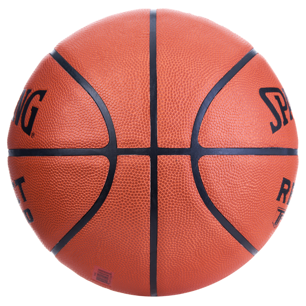 Мяч баск. SPALDING TF-250 React 76968z, р.6, FIBA Approved, композит. кожа (ПУ), коричнево-черный
