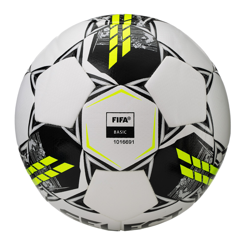 Мяч футб. SELECT Club DB V23, 0864160100, р.4, FIFA Basic, 32п, ТПУ, гибридн. сш, рез.кам, бел-чер