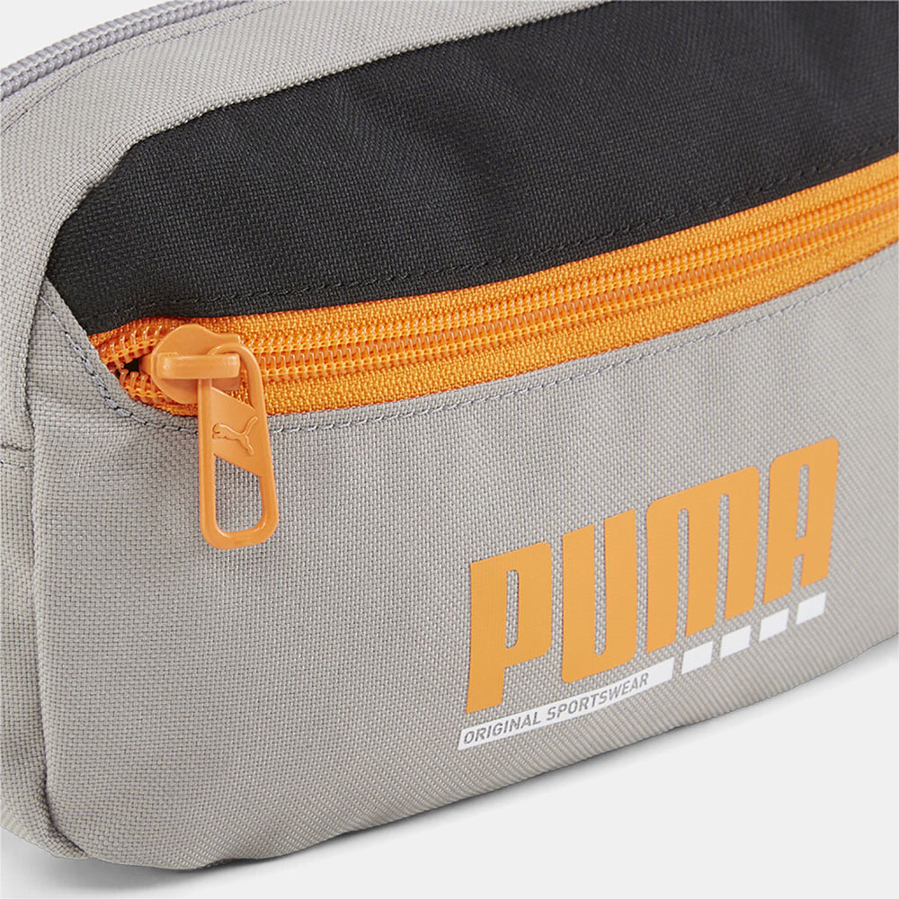 Сумка на пояс PUMA Plus Waist Bag, 09034903, полиэстер, серый