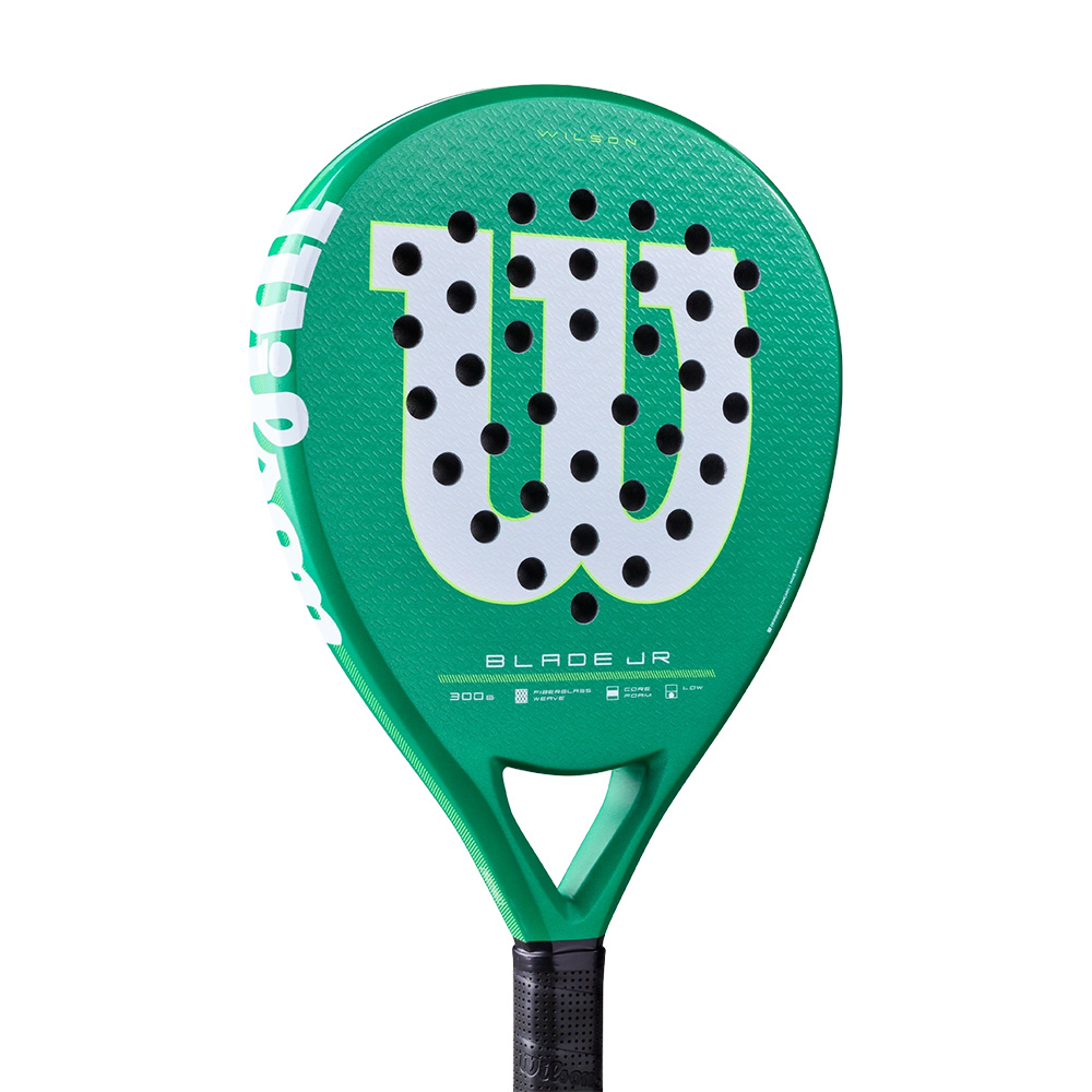Ракетка для падела WILSON Blade Jr  V4 Padel, WR213811U0, для начин-х, стекловолокно, зеленый