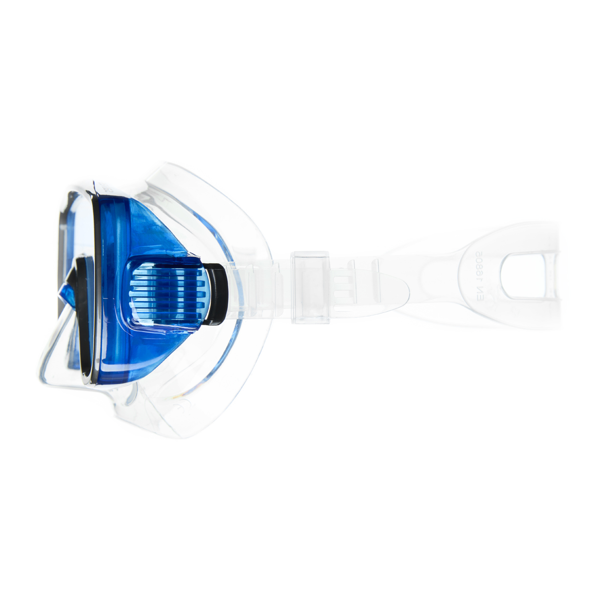 Маска для плав. Salvas Geo Md Mask, CA140S1BYSTH, закален.стекло, силикон, р. Medium, синий