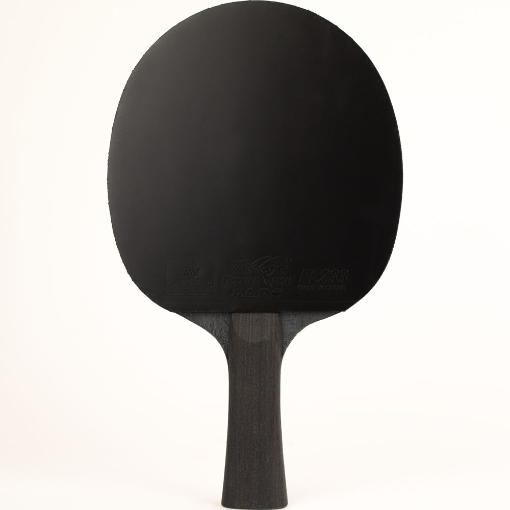 Ракетка для н/т DOUBLE FISH Black Carbon King Racket 3***, для професс.,ITTF Appr.,накл.2,1,мм