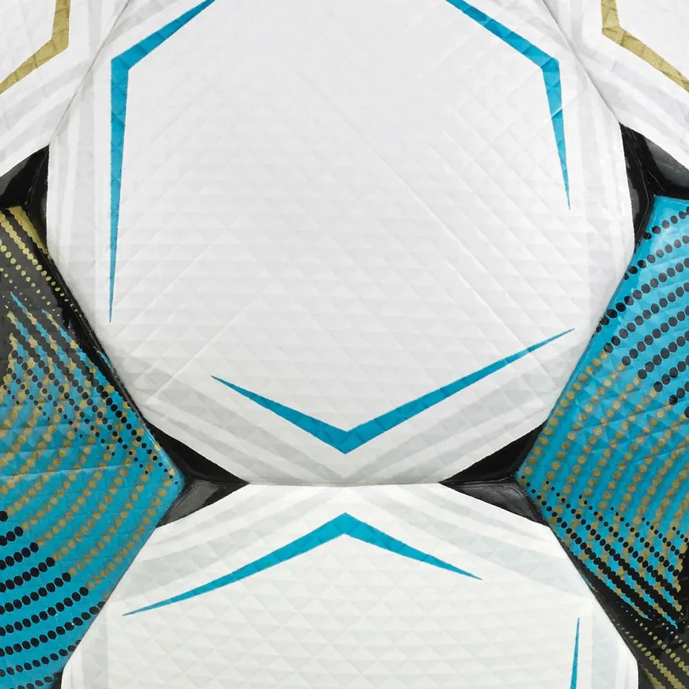 Мяч футб. SELECT Numero 10 V26, 0575071002, р.5, FIFA Basic, 32п, ПУ, гибр.сш, бело-черно-бирюзовый