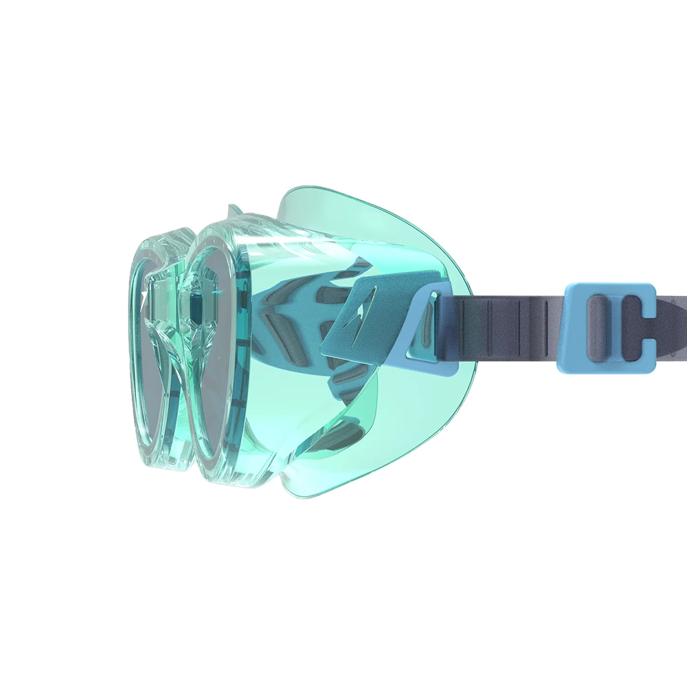 Очки для плав. SPEEDO Futura Hydrospex, 8-E000036006-C16Z2, ГОЛУБЫЕ линзы, нерег. перен.,зелен. опр.