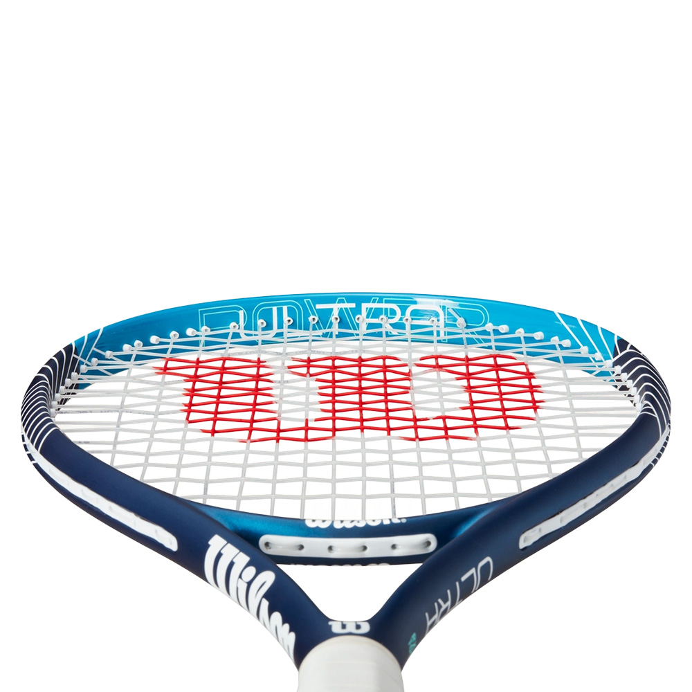 Ракетка б/т Wilson Ultra Power 105 Gr2, WR147010U2, для любит, композит, со струнами, темносин-бел