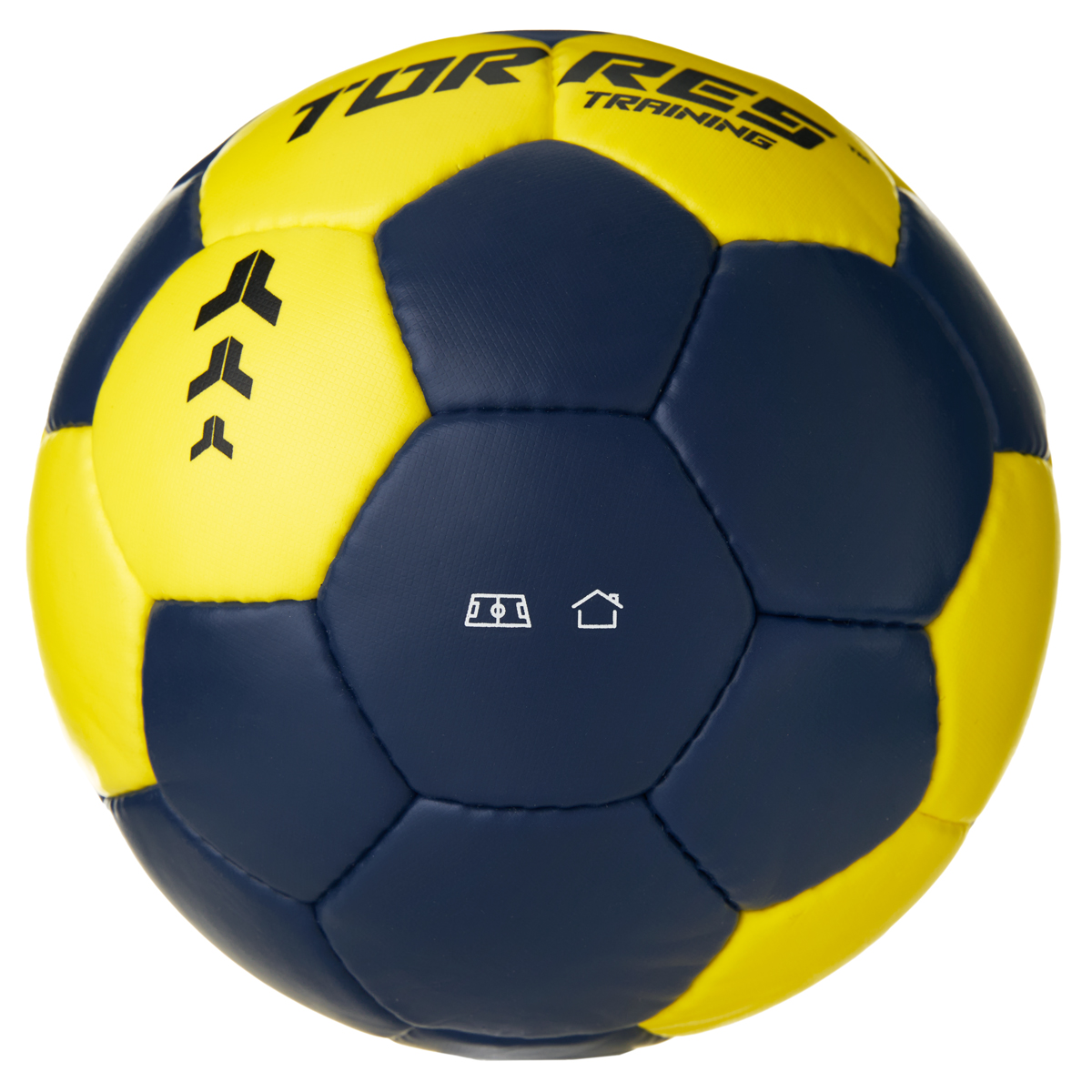 Мяч ганд. TORRES Training, H32453, р.3, ПУ, 4 подкл. слоя, руч. сшивка, мультиколор