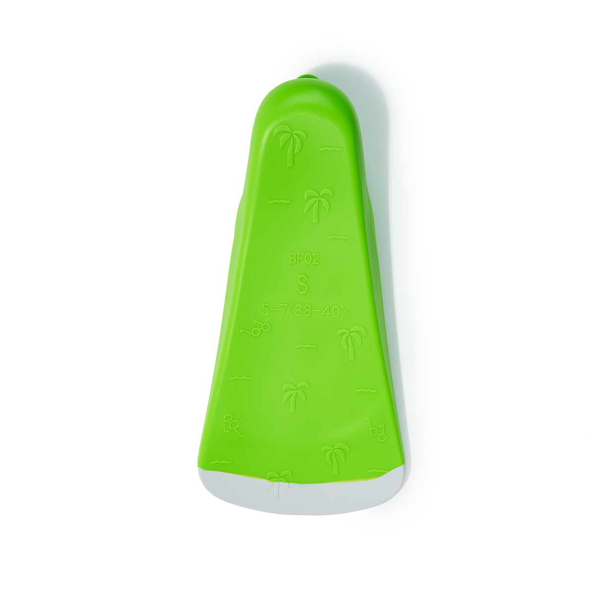 Ласты для бассейна TORRES F02, SWF022403GR, р. EU 38-40 (S), салатово-серый