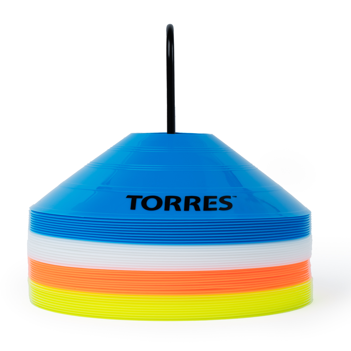 Фишки для разметки поля TORRES, TR1006, усеч. конусы, пластик, комп. из 40 шт, 4 цвета