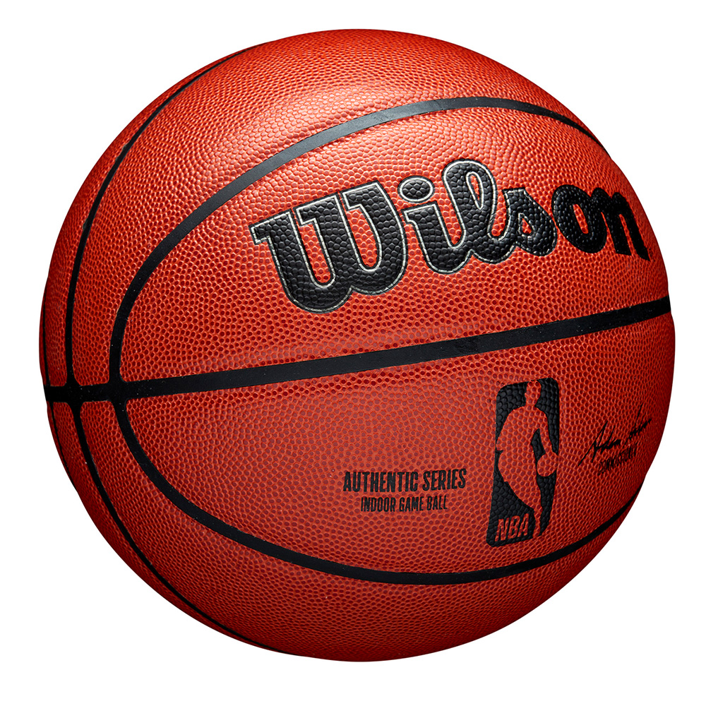 Мяч баск. WILSON NBA Authentic Indoor Comp, WTB7100XB05, р.5, композит, коричневый