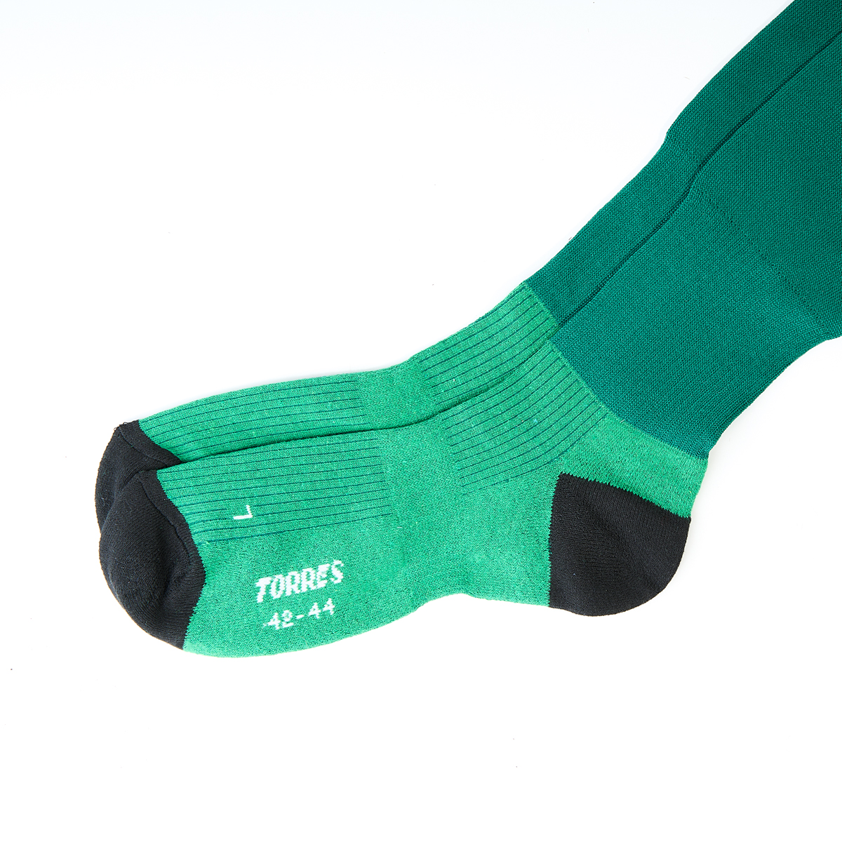Гетры футб.TORRES Sport Team, FS1108-08-31-34, р.31-34, ТЕМНО-ЗЕЛЕН, хлопок, полиэстер,эластан