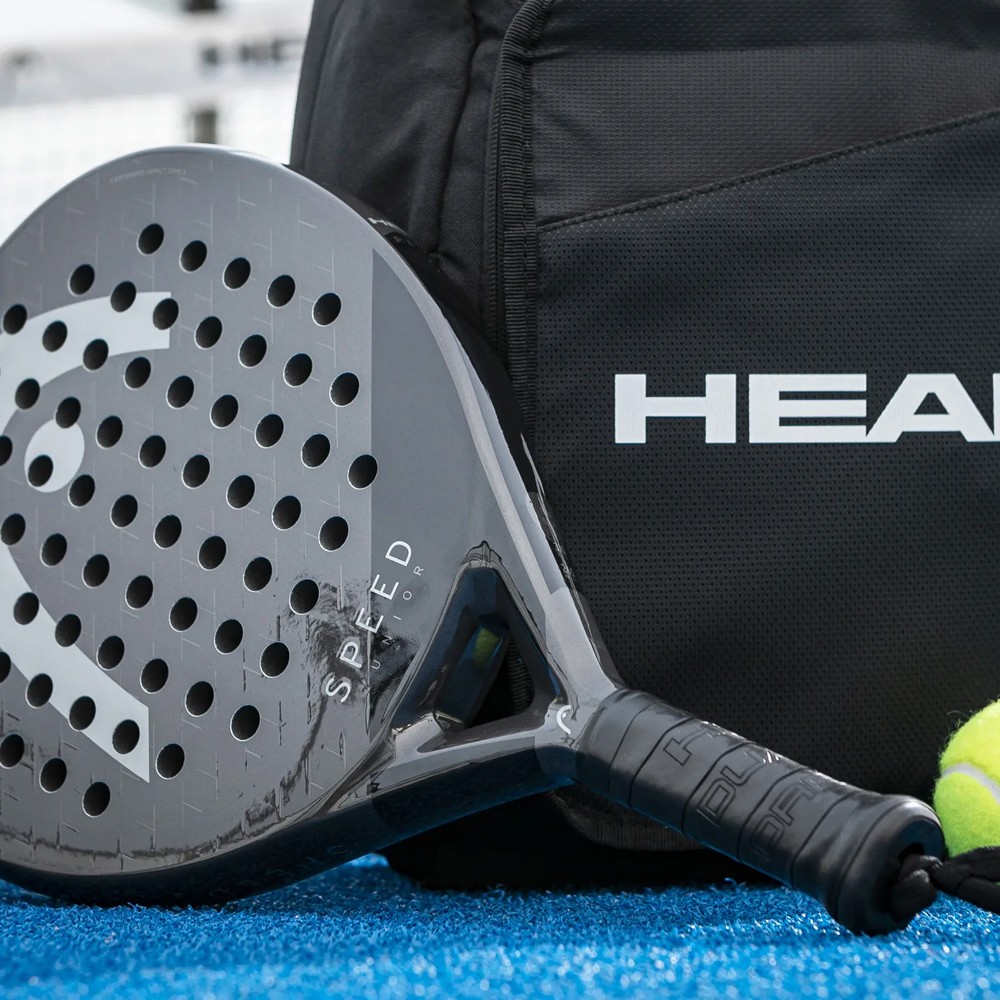 Ракетка для падела HEAD Speed Junior 2025, 226715, для любителей, стекловолокно, черный