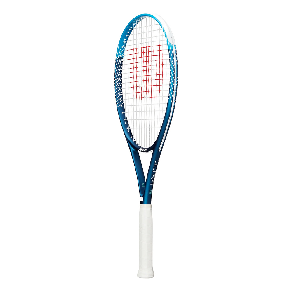 Ракетка б/т Wilson Ultra Power 105 Gr2, WR147010U2, для любит, композит, со струнами, темносин-бел