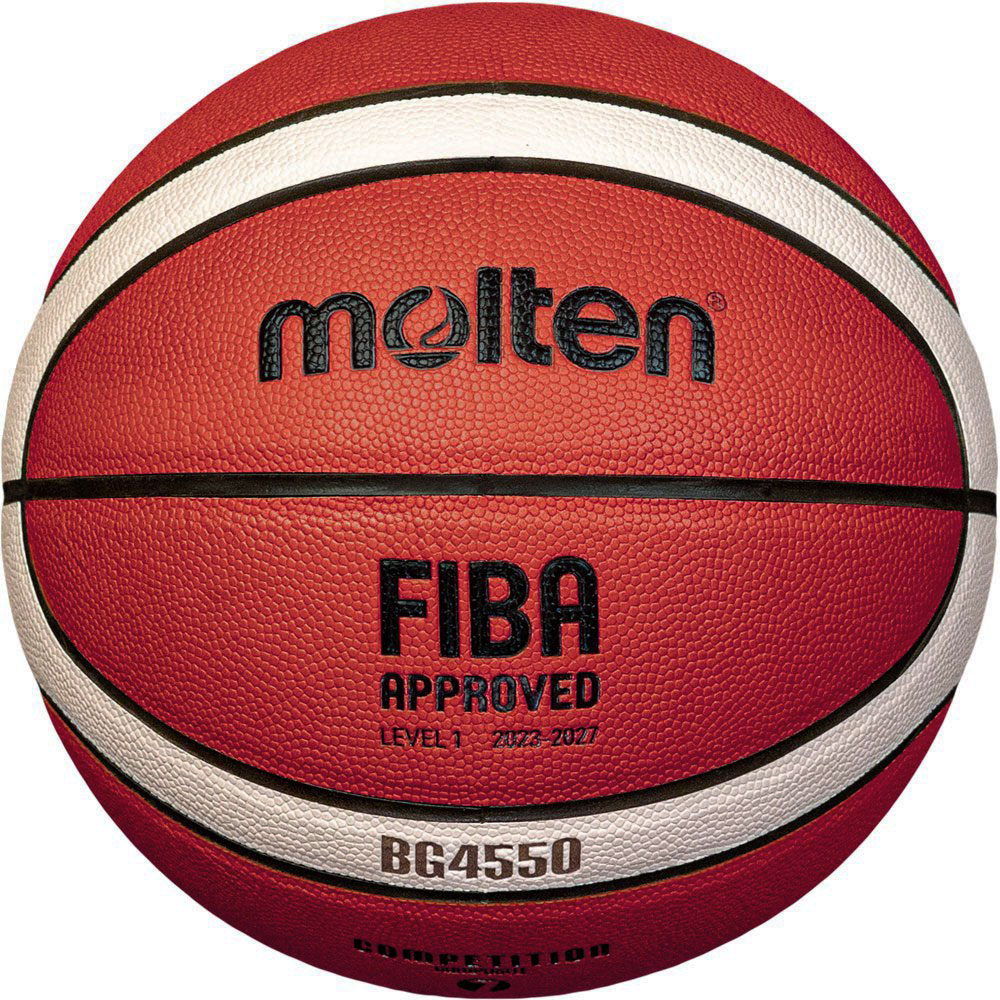 Мяч баск. MOLTEN B7G4550 р.7, FIBA Appr, 12 пан, композит.кожа (ПУ), нейл.кор,кор-беж-чер
