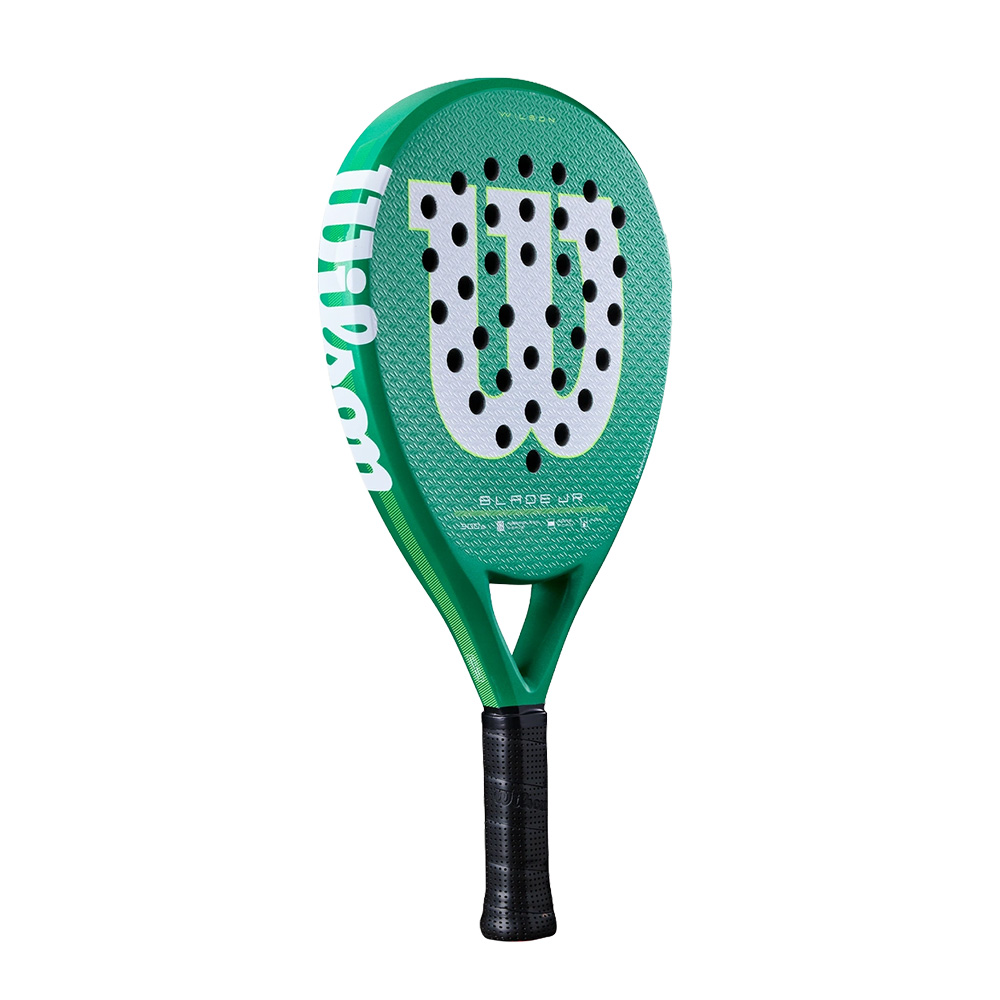 Ракетка для падела WILSON Blade Jr  V4 Padel, WR213811U0, для начин-х, стекловолокно, зеленый