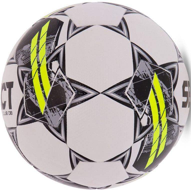 Мяч футб. SELECT Club DB V23, 0865160100, р.5, FIFA Basic 32п, ТПУ, гибридн.сш, бело-черно-зеленый