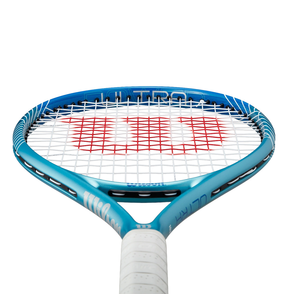 Ракетка б/т Wilson Ultra Power 103 Gr2, WR146910U2, для любителей, графит, со струнами, сине-голубой