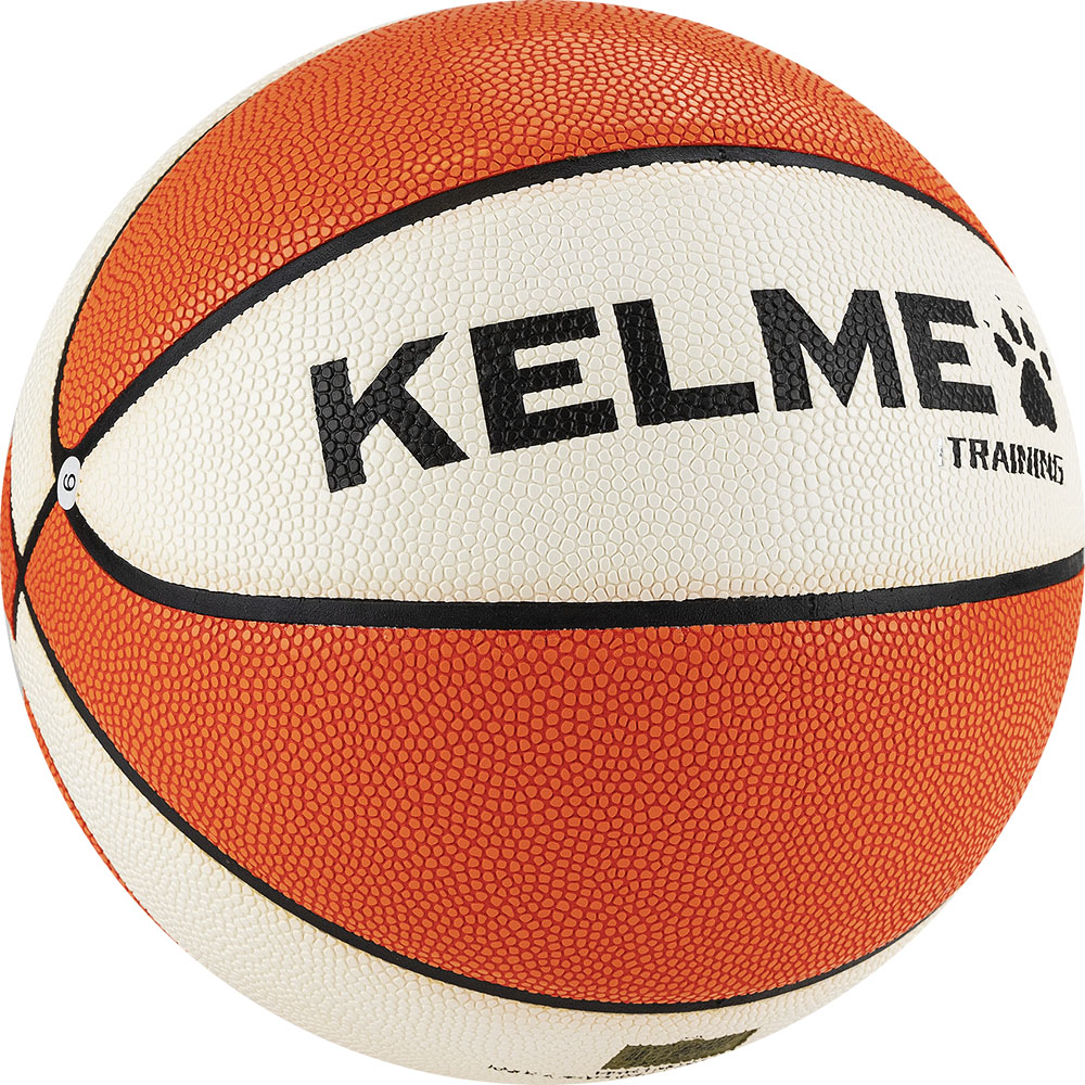 Мяч баск. KELME Hygroscopic, 8102QU5004-133, р.6, 8 панелей, ПУ, бут.кам., бело-оранжево-черный