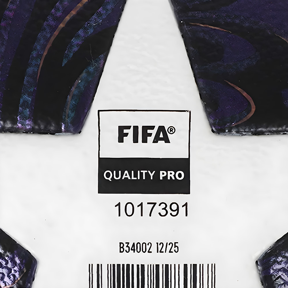 Мяч футб. ADIDAS UCL Competition JX9096, р.4, 32п, ПУ, термосшивка, бело-фиолетовый