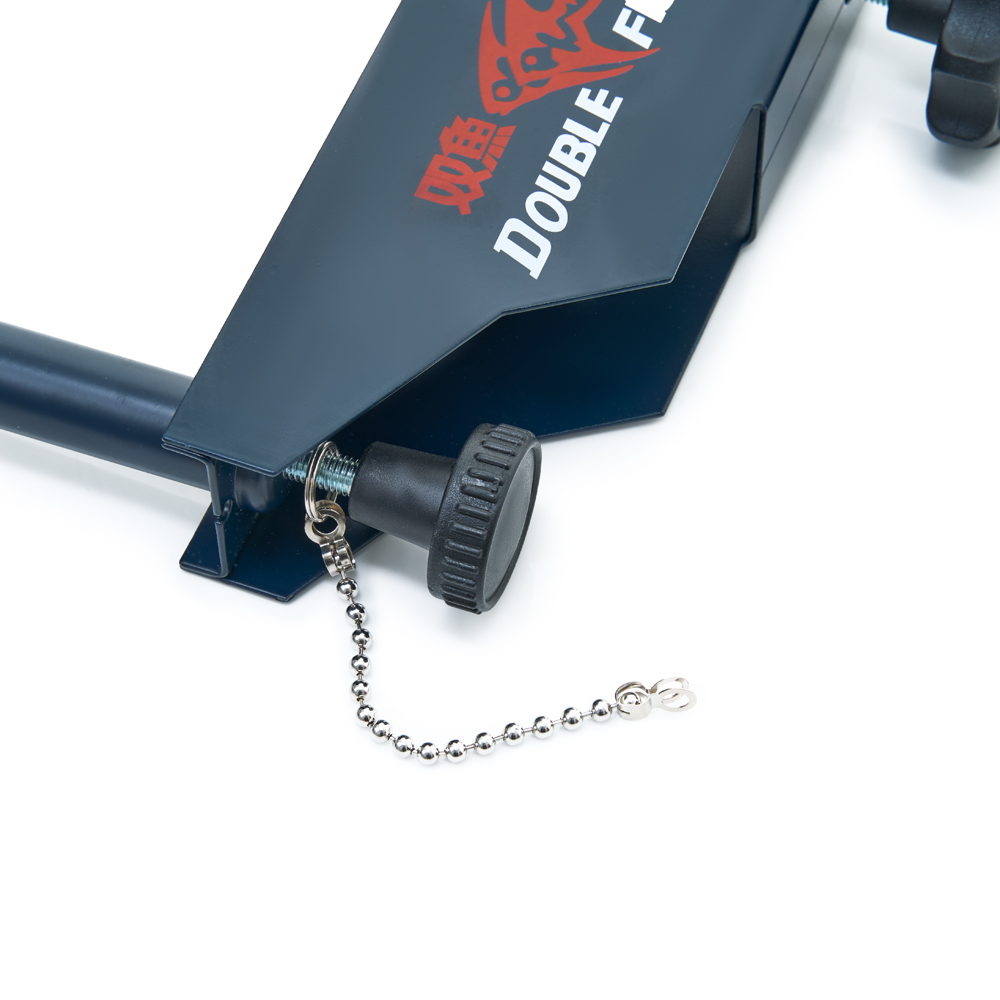Сетка для наст. тенниса DOUBLE FISH XW-924C, в компл. с мет. стойками, измерит. высоты, темно-синий