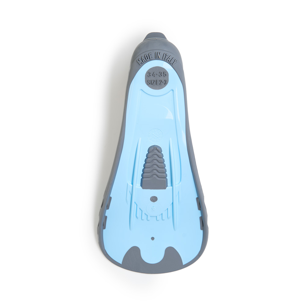 Ласты для бассейна Salvas F5 Fin, BA19134QSSTS,TPR и Technoflex, р.34-35, cеро-голубой