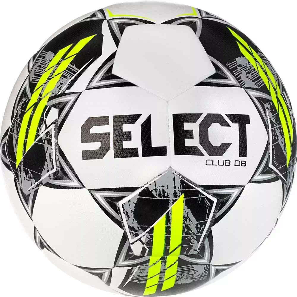 Мяч футб. SELECT Club DB V23, 0865160100, р.5, FIFA Basic 32п, ТПУ, гибридн.сш, бело-черно-зеленый