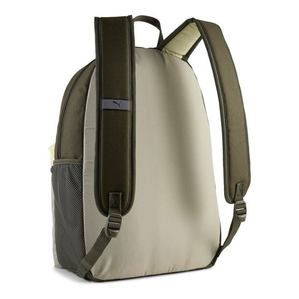 Рюкзак спорт. PUMA Phase Backpack, 09117505, полиэстер, хаки, бежевый