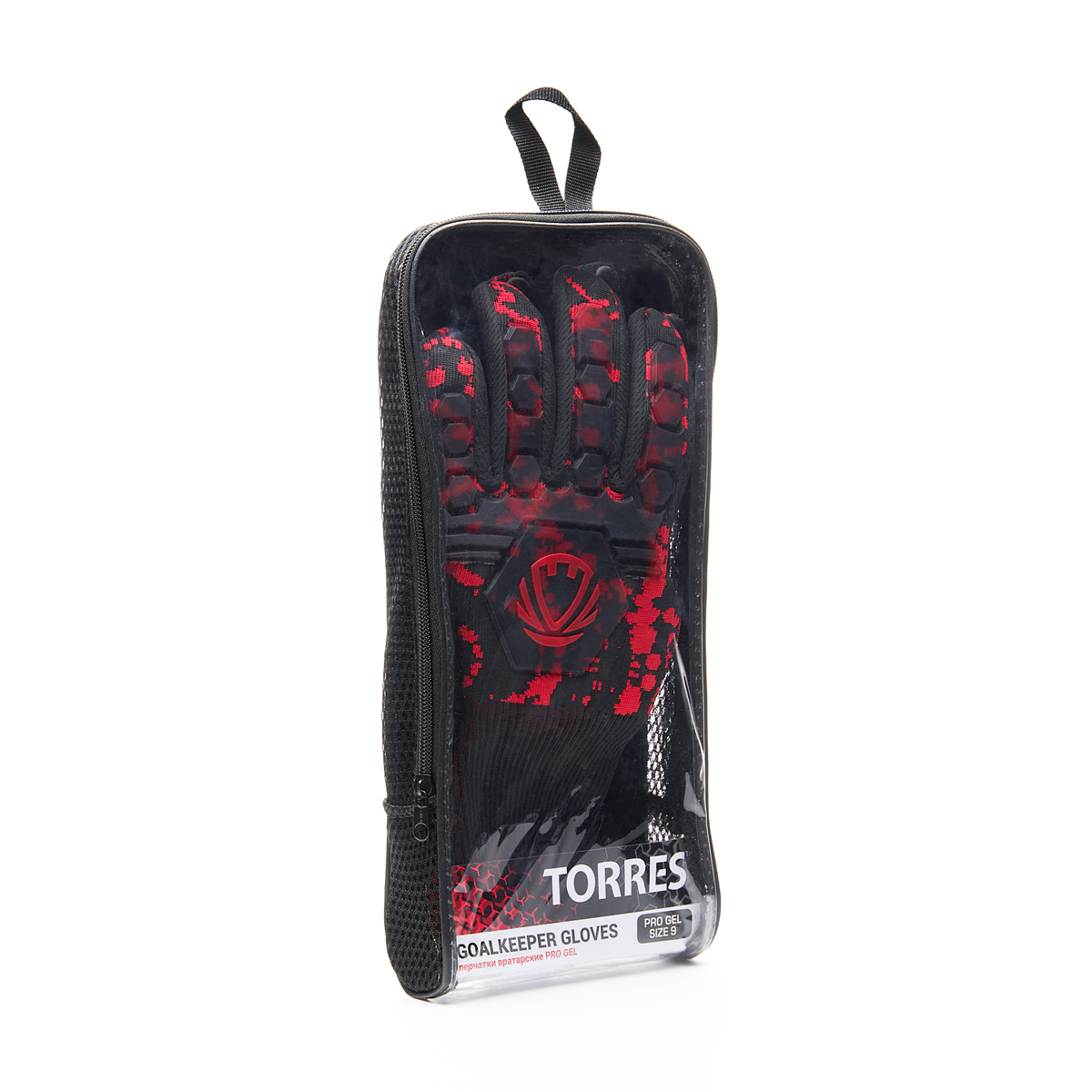 СЦ*Перчатки врат. TORRES Pro Gel, FG0523101-8, р.8, 2,5 мм латекс, трикотаж, удл.манж., черно-крас