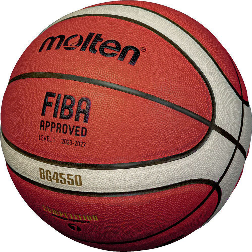 Мяч баск. MOLTEN B7G4550 р.7, FIBA Appr, 12 пан, композит.кожа (ПУ), нейл.кор,кор-беж-чер