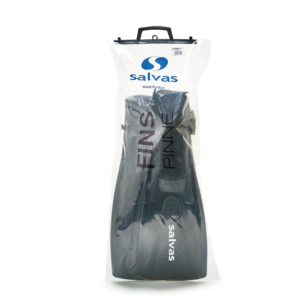 Ласты для плав. Salvas Hazard Plus Fin, BA160LXNNSTS,TPR и Novaflex, р.L/XL, черный