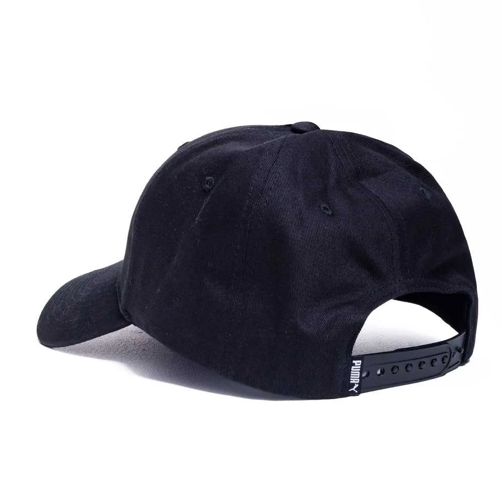 Бейсболка спорт. PUMA ESS Elevated BB Cap, 02683504, хлопок, полиэстер, черно-сиреневый