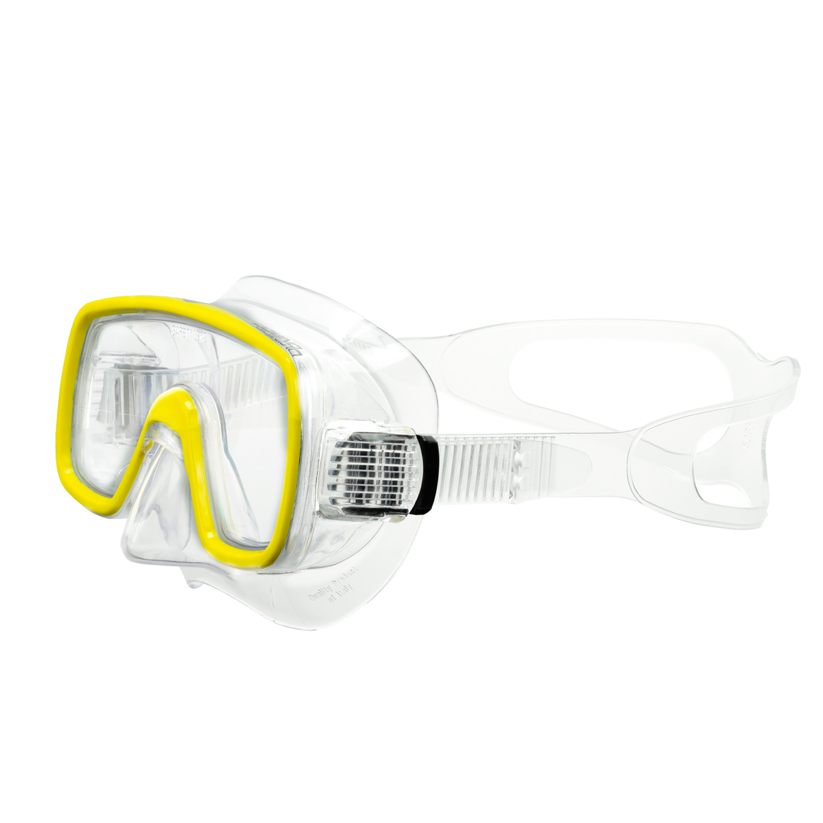 Маска для плав. Salvas Domino Jr Mask, CA105C1TGSTH, безопасн.стекло,Silflex, р. Junior желтый