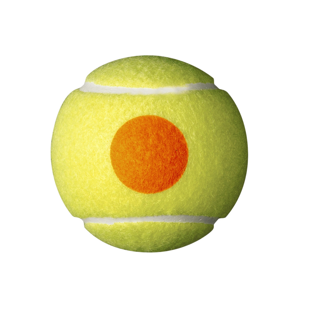 Мяч теннисный детский WILSON Starter Orange, WRT137300, ITF, фетр, нат.рез, уп.3шт, оранж