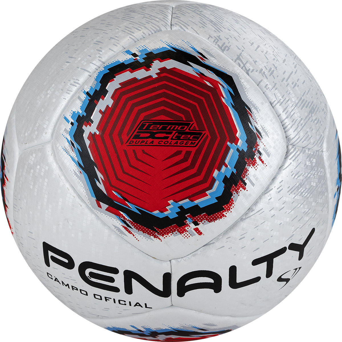 Мяч футб. PENALTY BOLA CAMPO S11 R1 XXII, 5416261610-U, PU, термосшивка, серебр-красно-синий