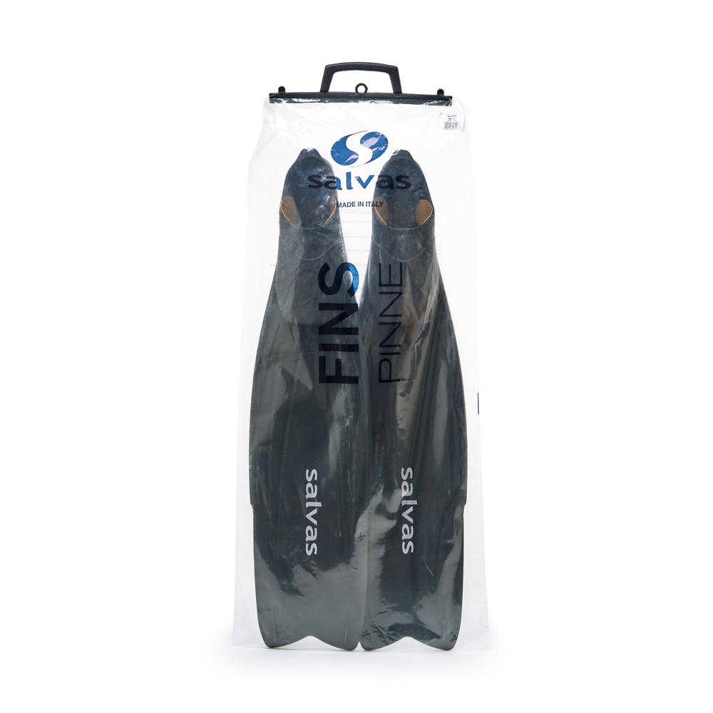 Ласты для плав. Salvas Shark Fin, BA30040NNSTS,TPR и Technoflex, р.40-41, чёрный