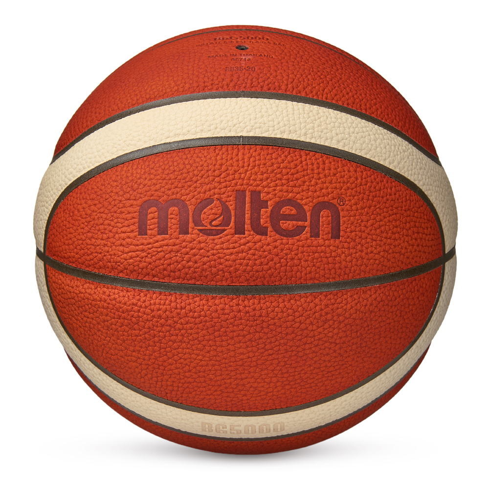 Мяч баск. MOLTEN B6G5000 р.6, FIBA Appr, 12 панелей, нат.кожа, бутил.камера, кор-беж-чер