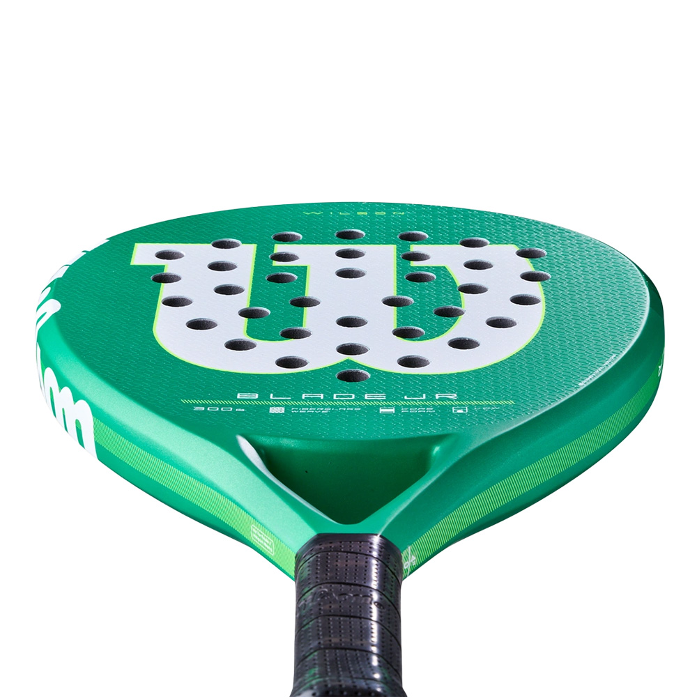 Ракетка для падела WILSON Blade Jr  V4 Padel, WR213811U0, для начин-х, стекловолокно, зеленый