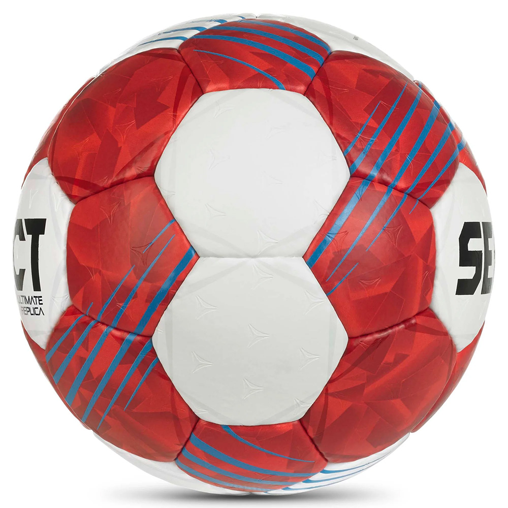 Мяч ганд. SELECT Ultimate Replica v26, 1671854103, р.2, EHF Appr, ПУ, руч.сш, бело-красно-синий