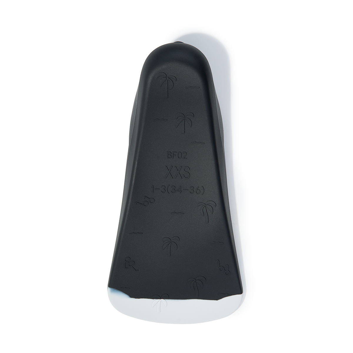 Ласты для бассейна TORRES F02, SWF022401BK, р.EU 34-36 (XXS), черно-серый