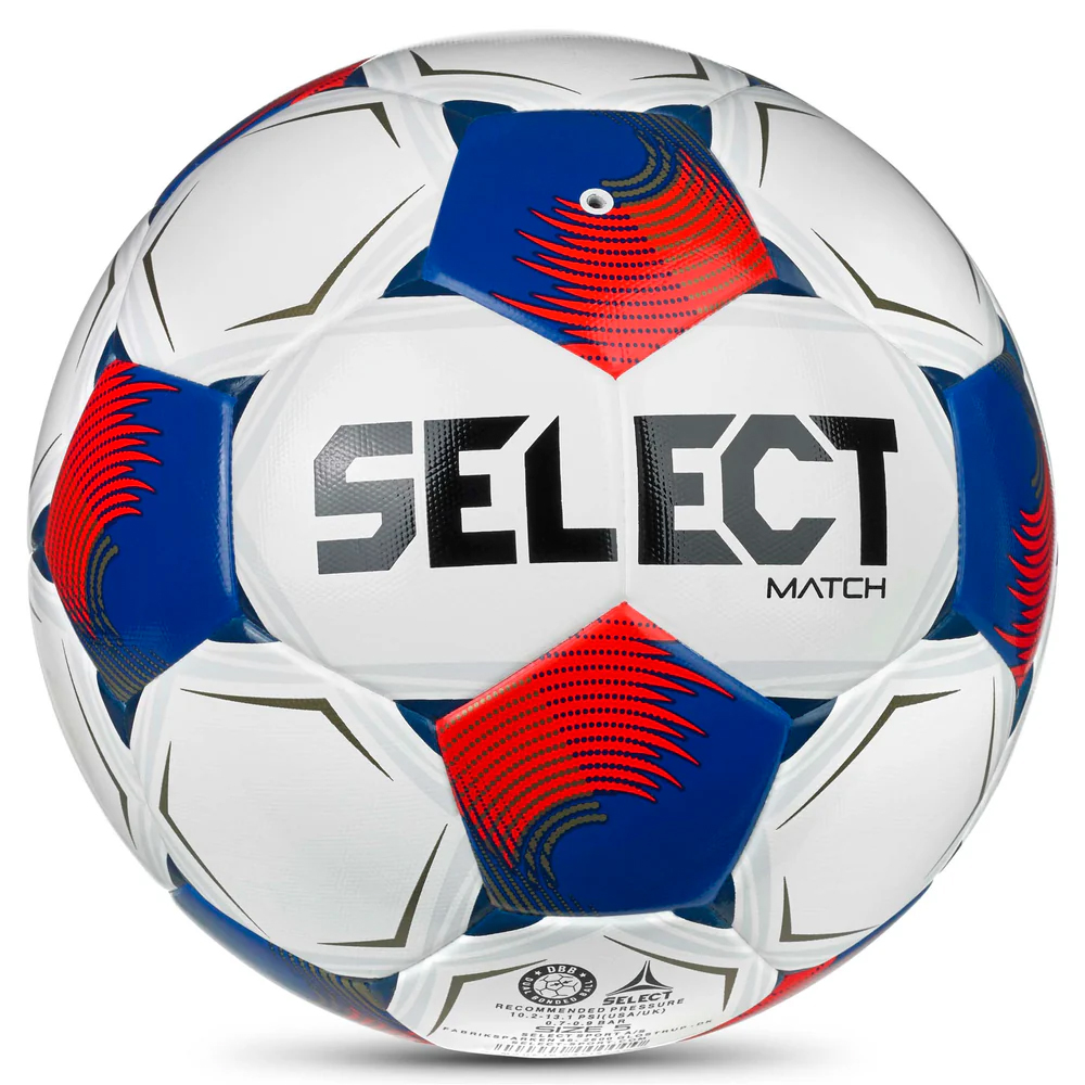 Мяч футб. SELECT Match DВ V26, 0575371004,р.5, FIFA Basic, 32п, ПУ, гибр.сш., бело-сине-красный