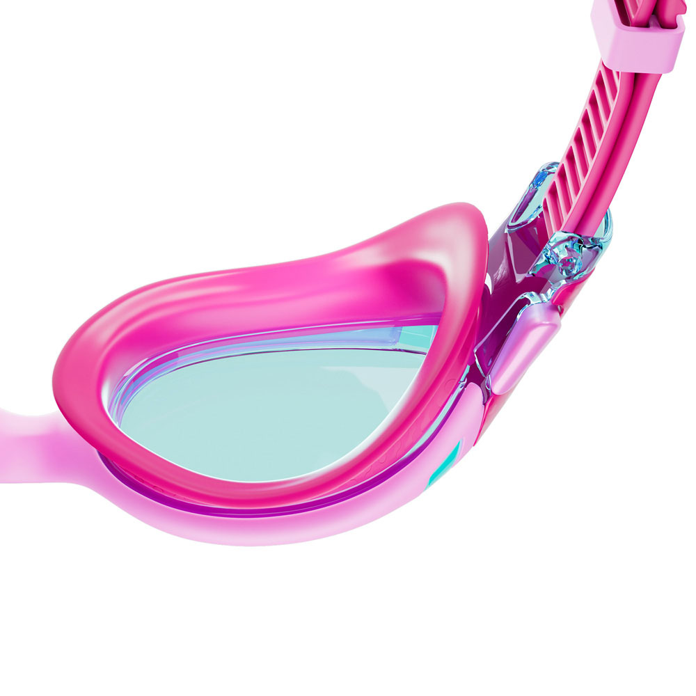 Очки для плав. детск. SPEEDO Biofuse 2.0 Jr, 8-00336315945, СИНИЕ линзы, розовая оправа