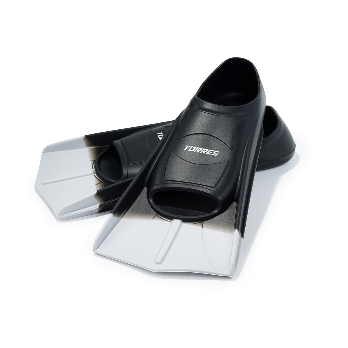 Ласты для бассейна TORRES F01, SWF012401BK, р. EU 27-29 (XXS), черно-серый