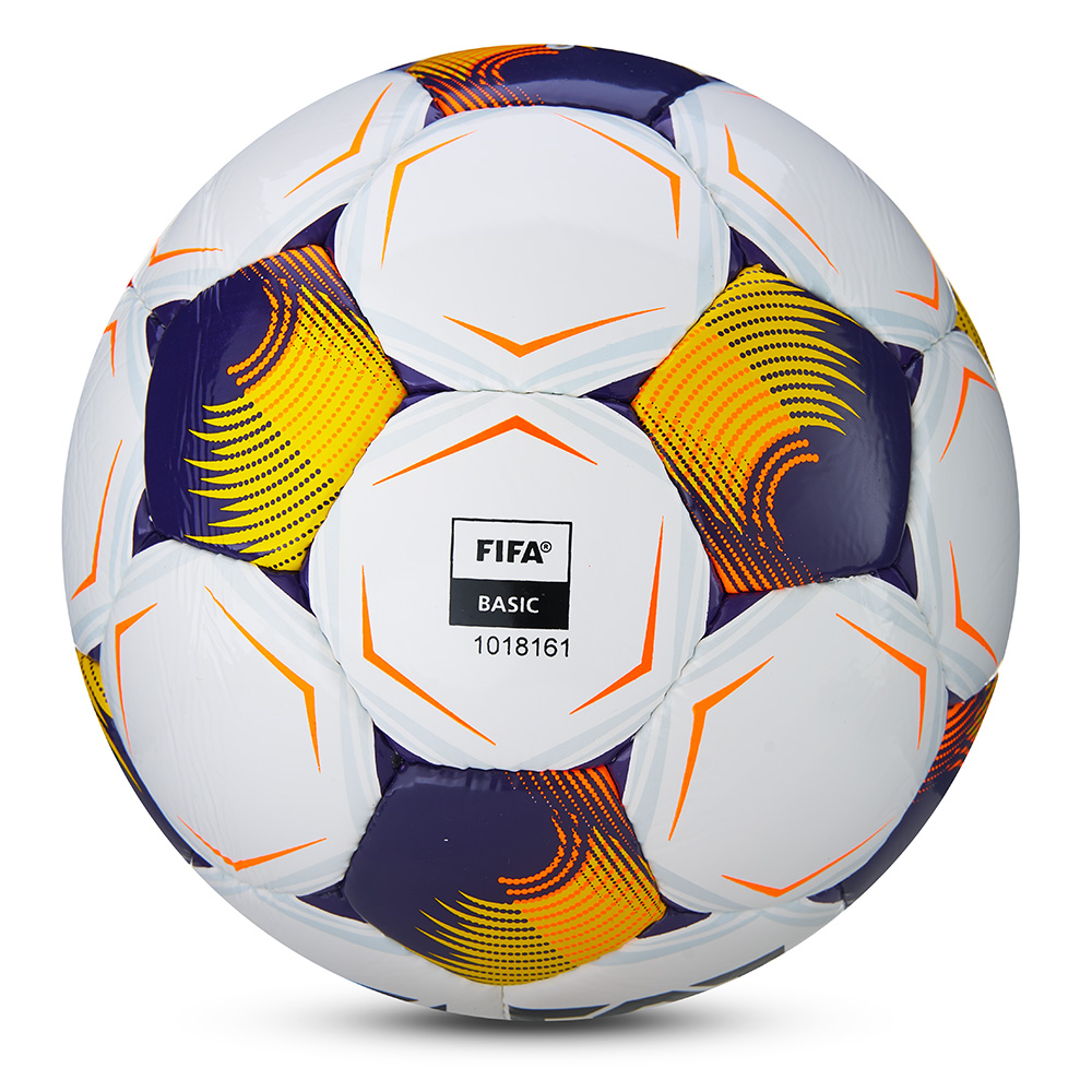 Мяч футб. SELECT Diamond V26, 0855371010, р.5, FIFA Basic, 32п, ТПУ, руч.сш, бело-оранж-фиолет