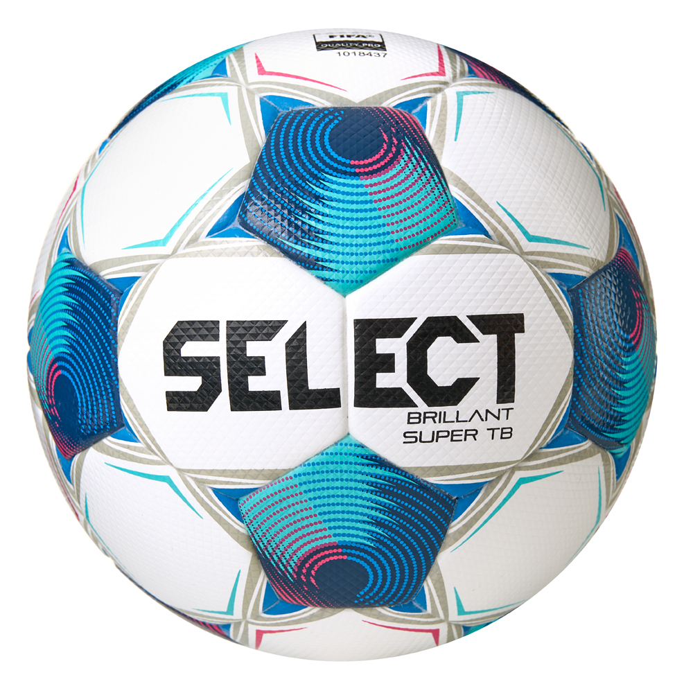 Мяч футб. SELECT Brillant Super TB V25, 3615971003,р.5, FIFA PRO, ПУ, 32 пан. термосш, бело-голубой
