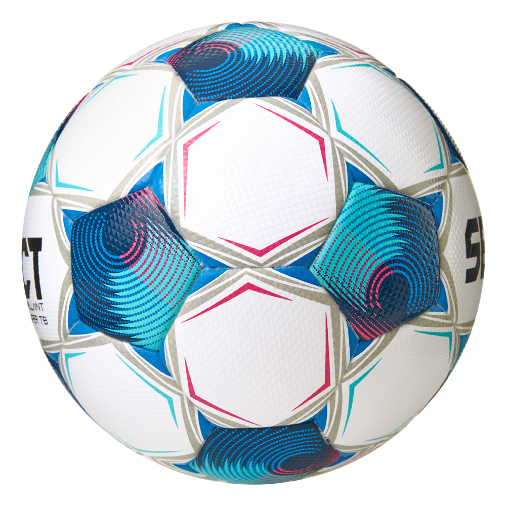 Мяч футб. SELECT Brillant Super TB V25, 3615971003,р.5, FIFA PRO, ПУ, 32 пан. термосш, бело-голубой